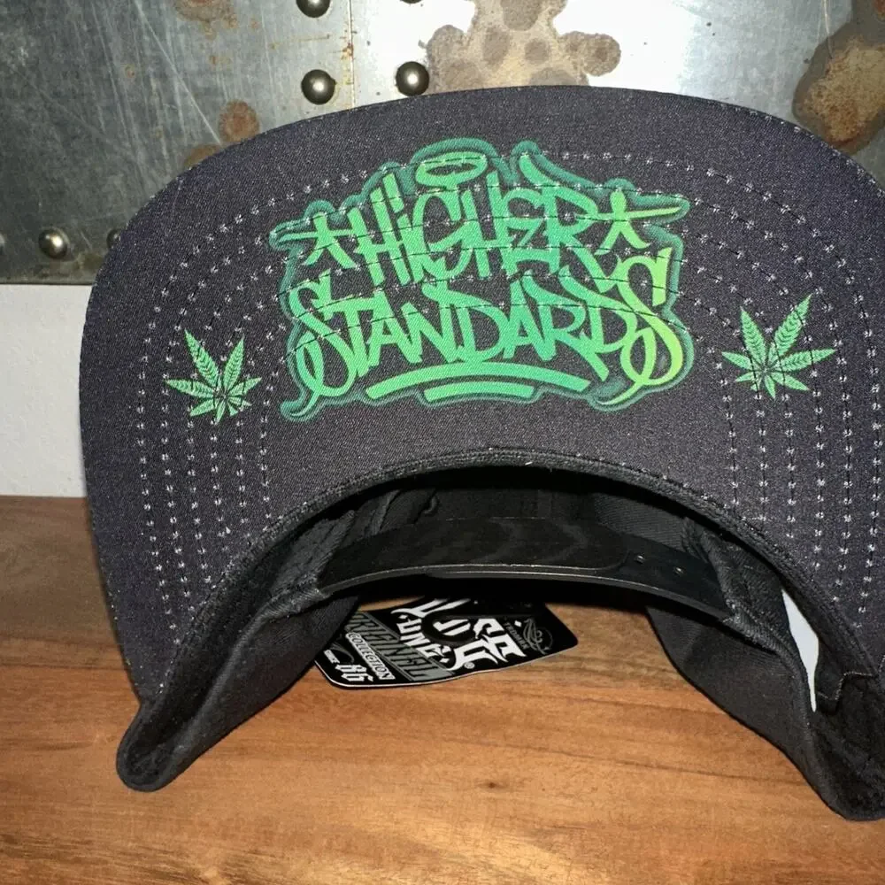 Dyse One 86 Ben Franklin Smoke Weed Hat 420 Stoned Snapback Trucker Hat